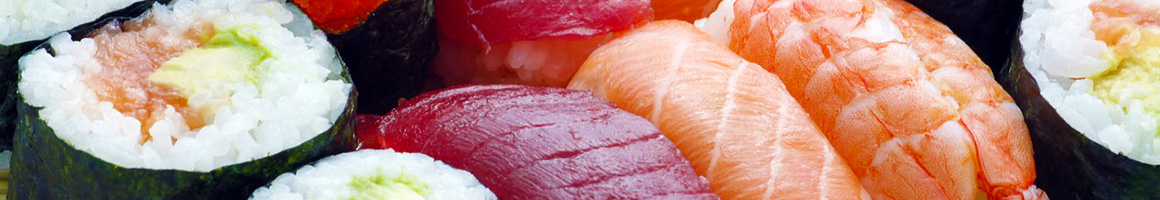 Eating Caribbean Seafood Sushi at Catch Twenty Three restaurant in Tampa, FL.